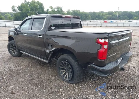 2019 Chevrolet Silverado 1500 High Country z USA, uszkodzony, nr VIN 1GCUYHEL8KZ100647